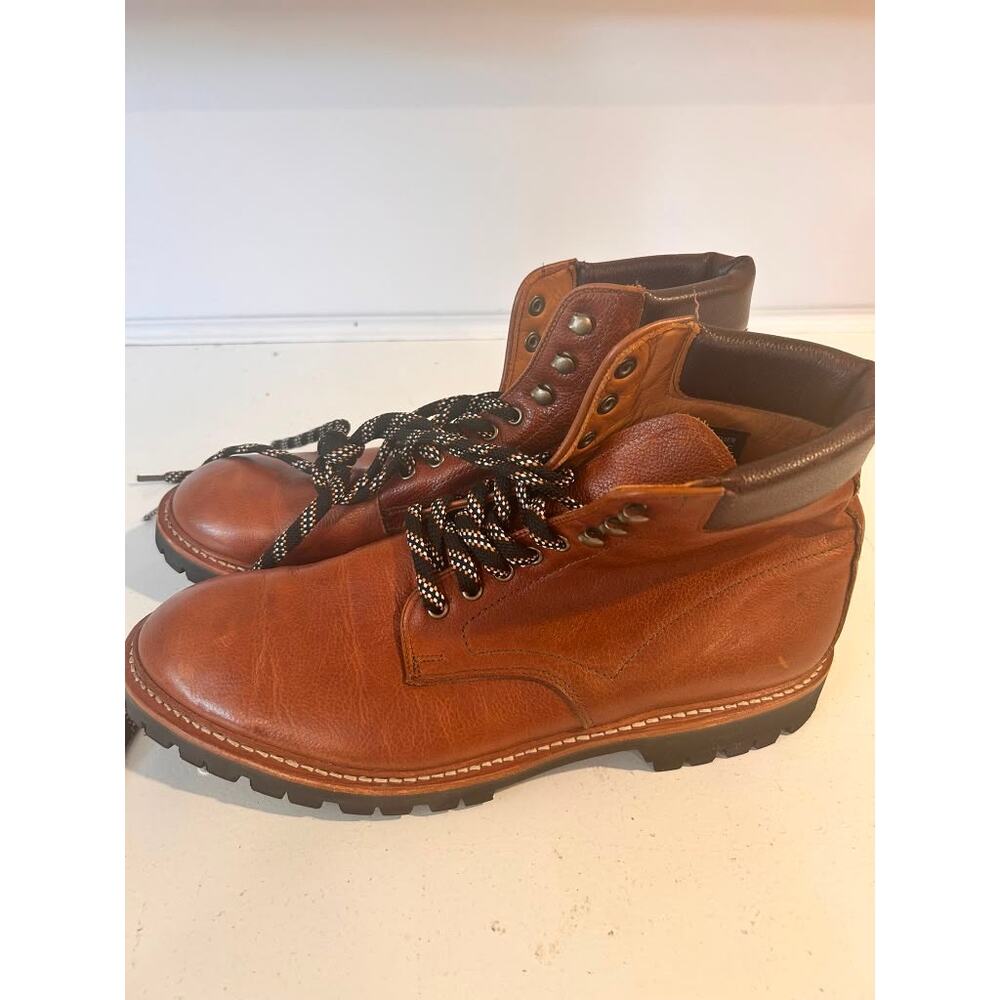 NWOB Allen Edmonds Higgins Mill Hiker Boots Brown Mens Size 11 - Picture 3 of 7